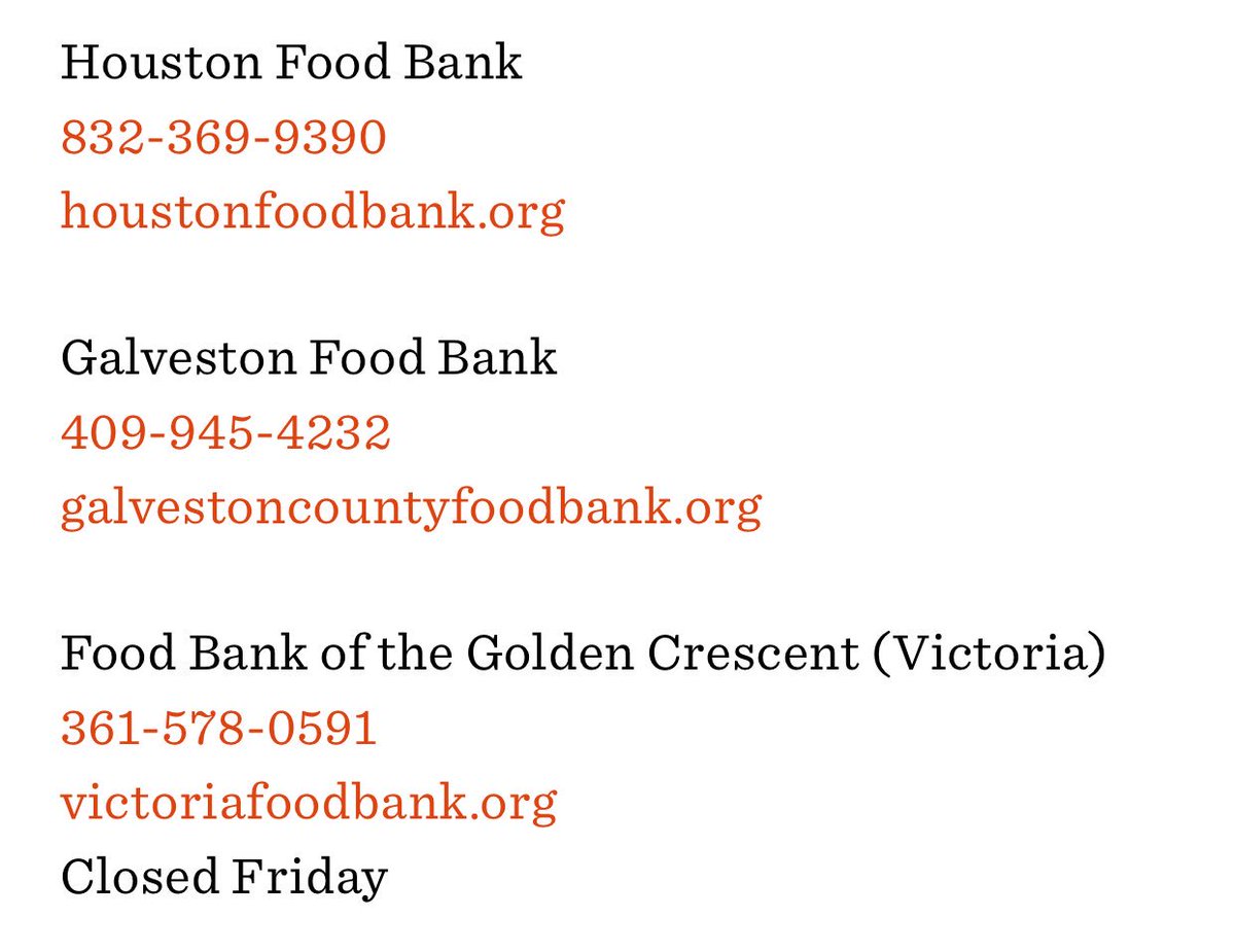 Raini_Rodriguez's tweet photo. Food banks in Texas, that are looking for donations. 💜 https://t.co/RnNPsNW5CK