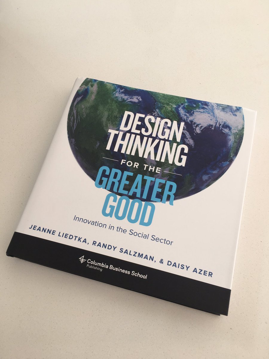Excited to get stuck in to the new @jeanneliedtka book! #humancentereddesign #healthcare #collaborativecreativity
