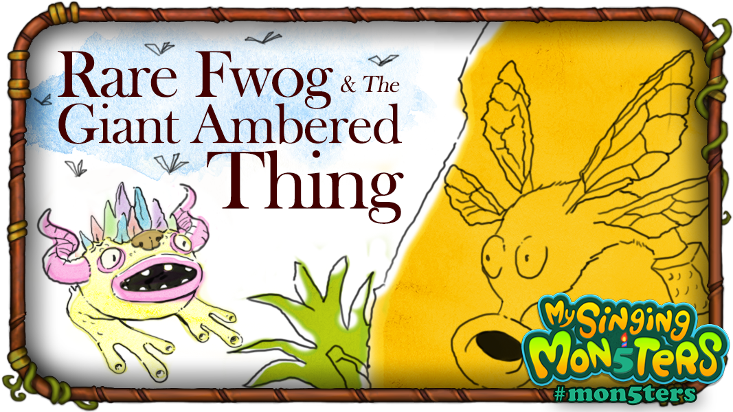 Rare Fwog and the Giant Ambered Thing - A lesser known book by Roald Dahl!  Happy #RoaldDahlDay