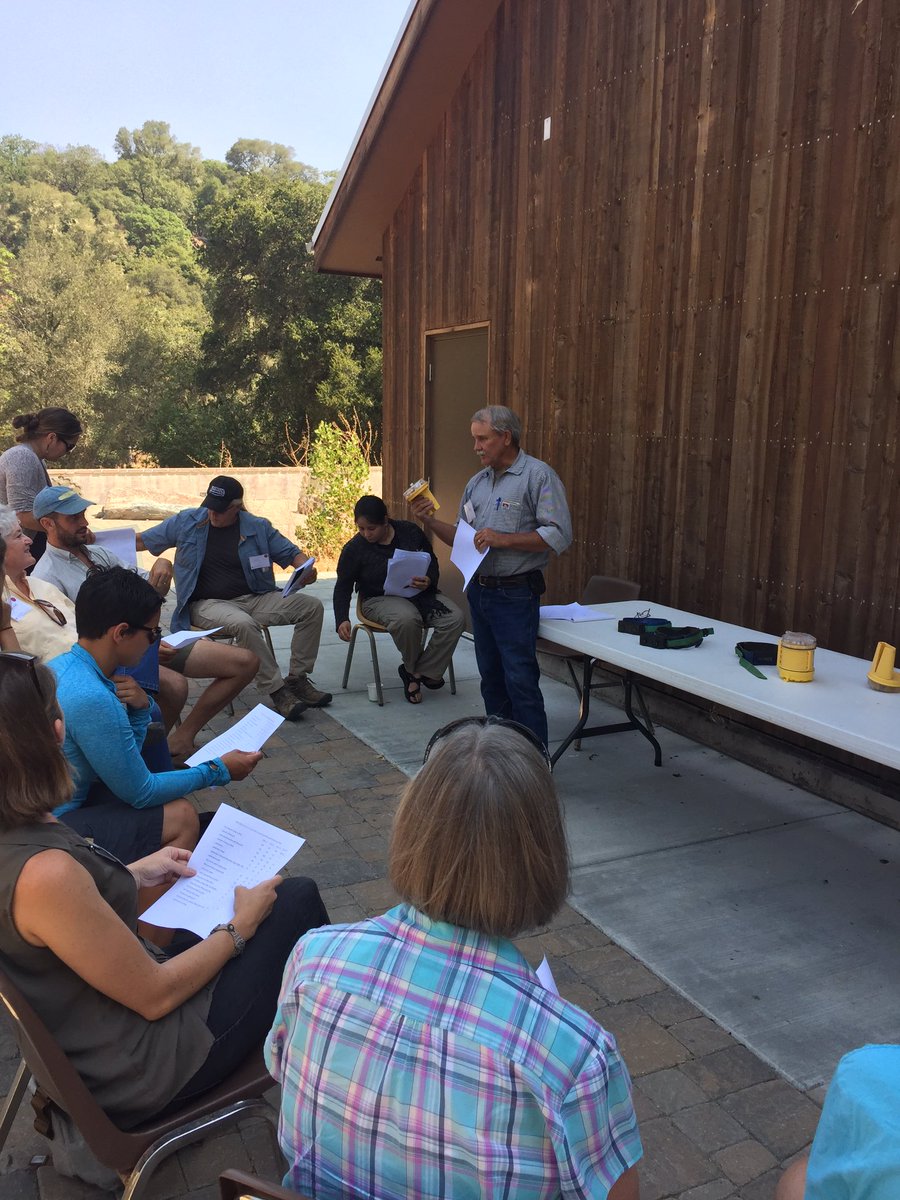 HoplandREC's tweet photo. Demonstration time at our living with wildlife workshop. #e-shepherd, #foxlights #guardiandogs #projectcoyote #mountainlionfoundation https://t.co/JQ08C48buu