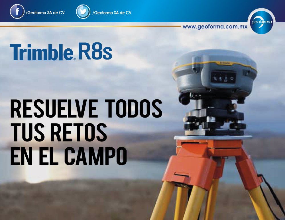 GeoformaSAdeCV's tweet photo. Agiliza el flujo de trabajo diario con un R8s 🌎 👨‍🔧

#SoyGeoforma #Trimble #R8s #GNSS #Conócelo
 #FelizJueves https://t.co/rIzZbEWTSb