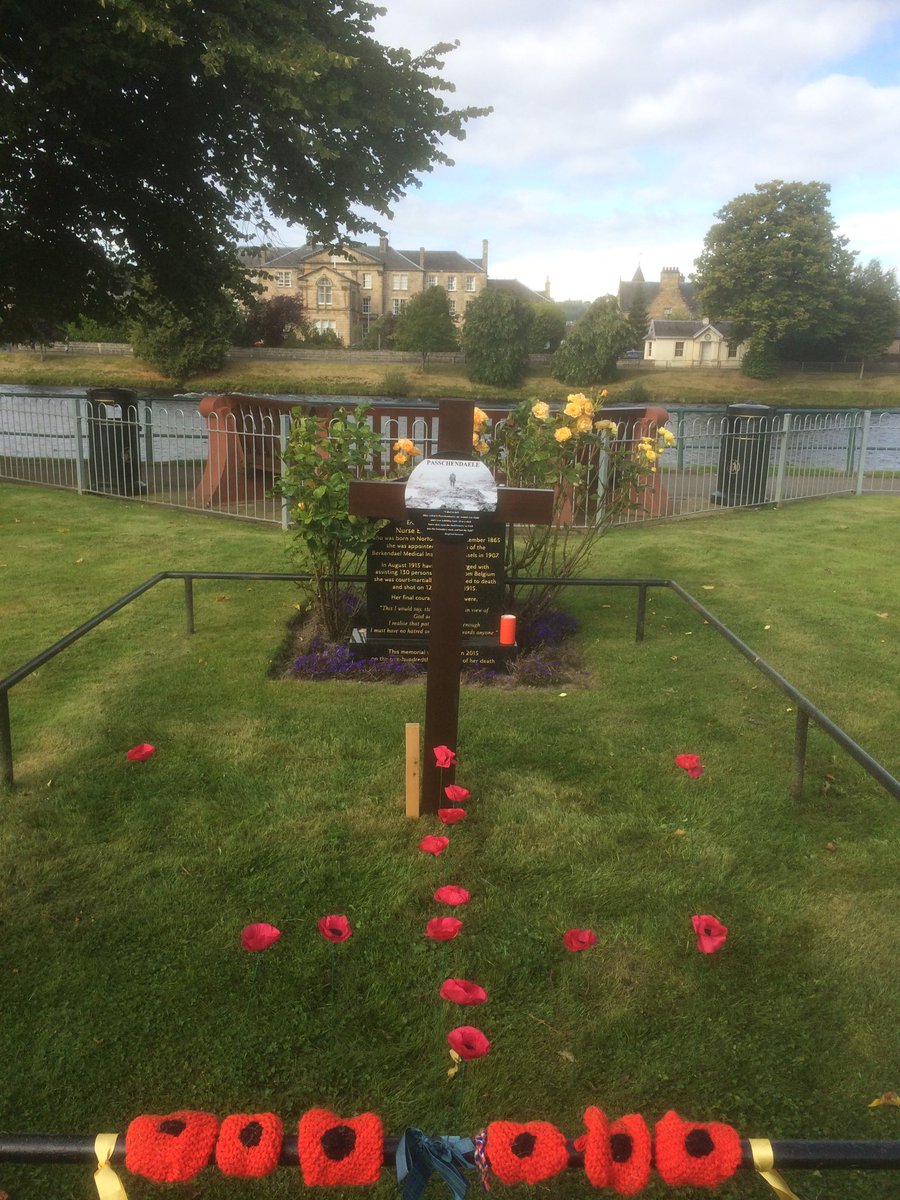 To be unveiled tomorrow morning 7.15 to 8am at Cavell Gardens a cross to commemorate the loss at the Battle at Passchendaele in 1917.