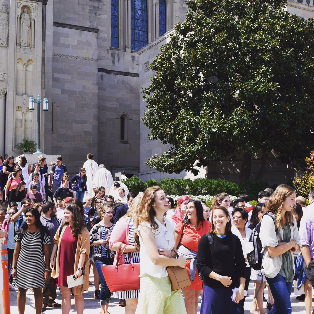 MarysShrine's tweet image. We are wishing all the best for @CatholicUniv students as they begin their academic year. The doors to Mary's House is always open.