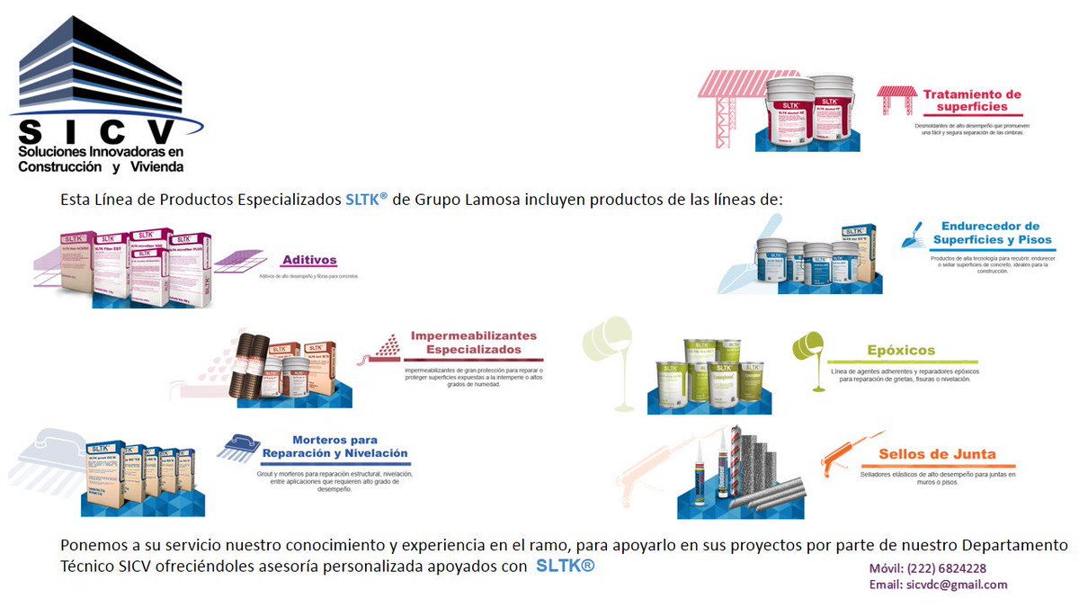 sicvdc's tweet photo. Olvídate del #socavon con Productos Especializados #SltkGpoLamosa
Somos Distribuidores autorizados #sicv https://t.co/I5YNGfNtCs