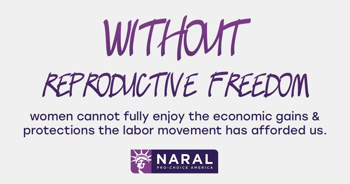 reproforall's tweet image. There is no economic security without reproductive freedom. Period. #NotWithoutRepro