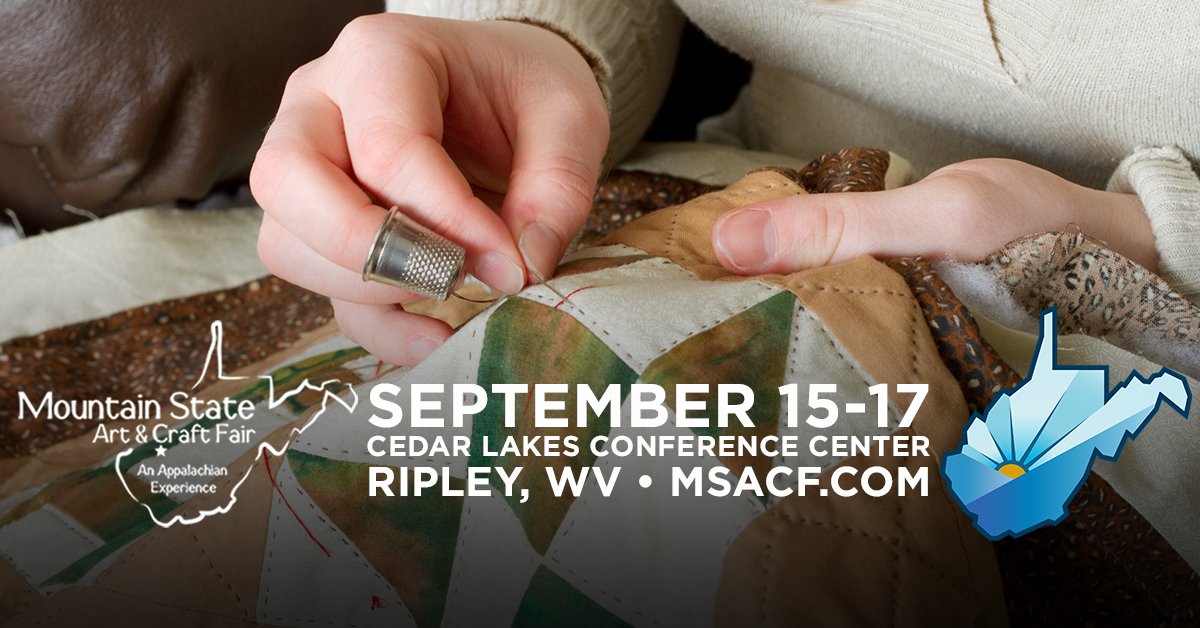 WVMSACF's tweet photo. Join us Sept 15-17 as we celebrate West Virginia's heritage, culture and traditions. An Appalachian Experience like no other. #gotowv #MSACF https://t.co/TcIgUJksmX