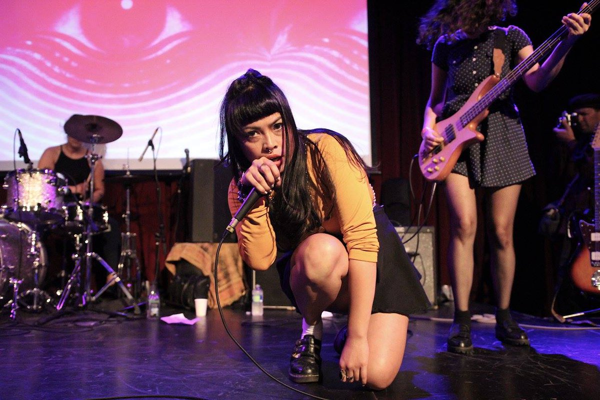 alysoncamus's tweet photo. @exsageband @clairvoidfest w/ #DeadDawn #BandAparte #CatScan #TheTissues #LoverRites #BurningPalms @BOOTLEGtheater https://t.co/zkJq1uLqKq https://t.co/oEDrevM9y2