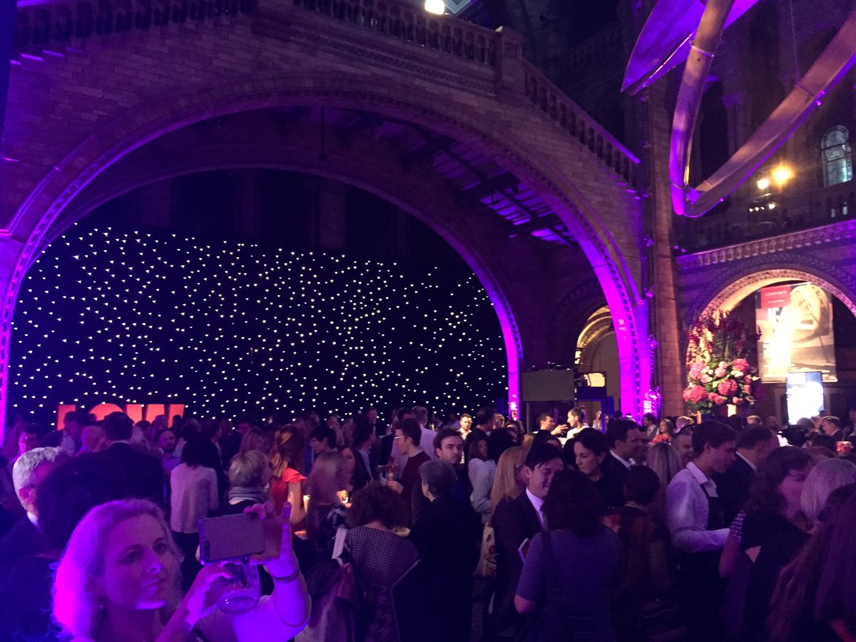 amthiebault's tweet photo. At the launch of #AutumnSeason @NHM_London celebrating London's culture. Beautiful venue and setting! https://t.co/rKLEZVcV4G