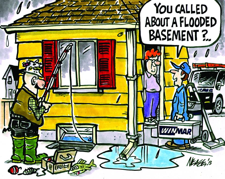 With many regions in #Canada ️🇨🇦 experiencing rainfall and flooded basements, you can rely on WINMAR® to always be #comingthroughforyou!