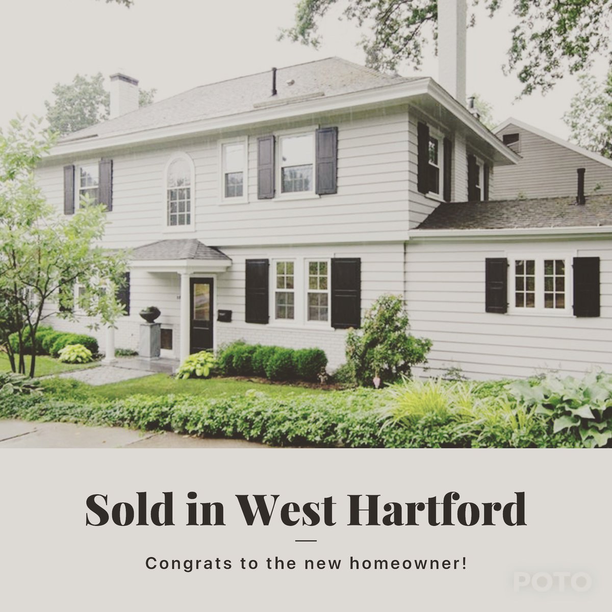 PaulaOstop's tweet photo. Just #Sold in #WestHartford, congrats to my buyer! #realestatect #realtor #relocation https://t.co/m8RTTJHQLA