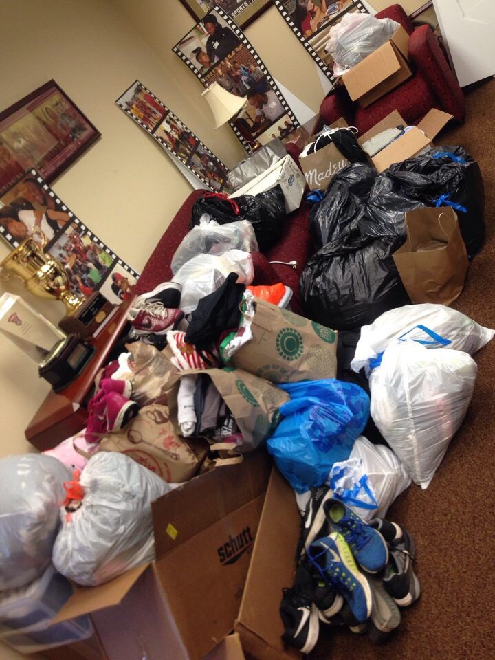 Loading up gear to send to HOUSTON! The Noles are with you! #Harvey #FSUhoustonLOVE