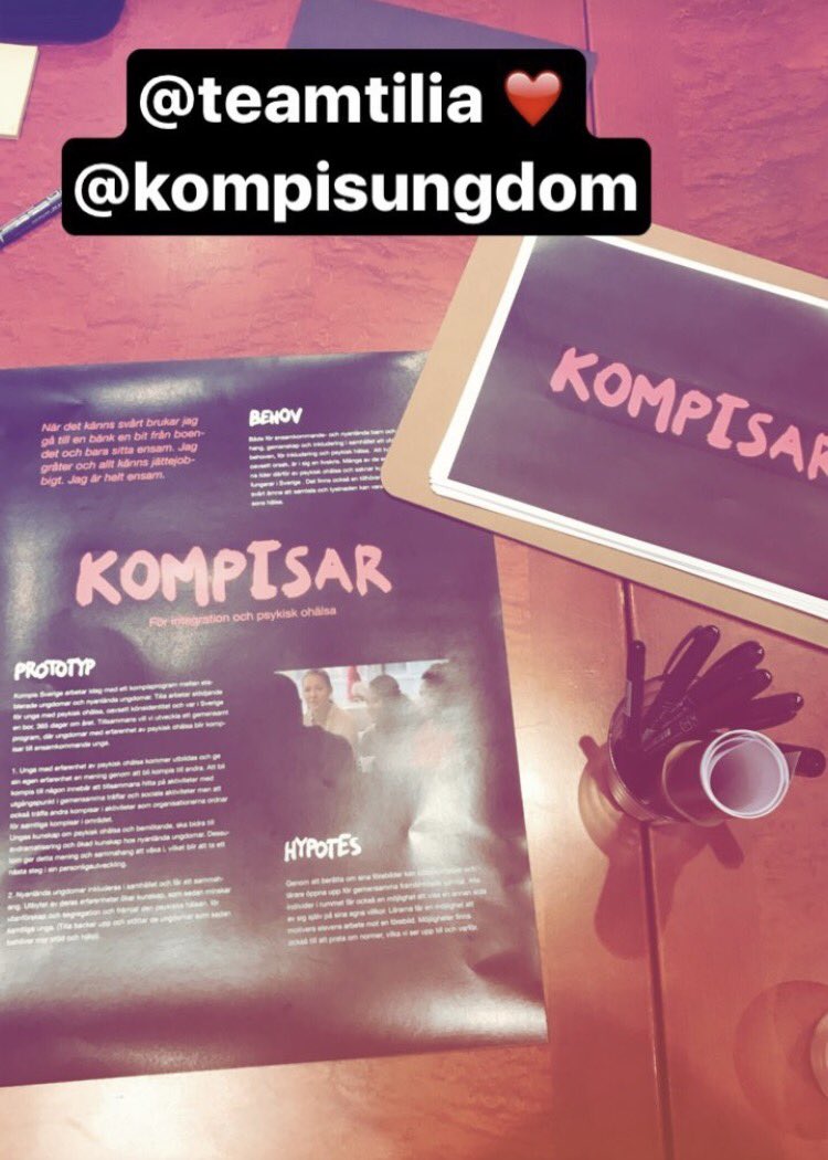 teamtilia's tweet photo. Tillsammans med @KompisUngdom @KompisSverige jobbar vi nu med kompisar för integration & psykisk hälsa #sammanhacket https://t.co/IZ0Mf22Oq0