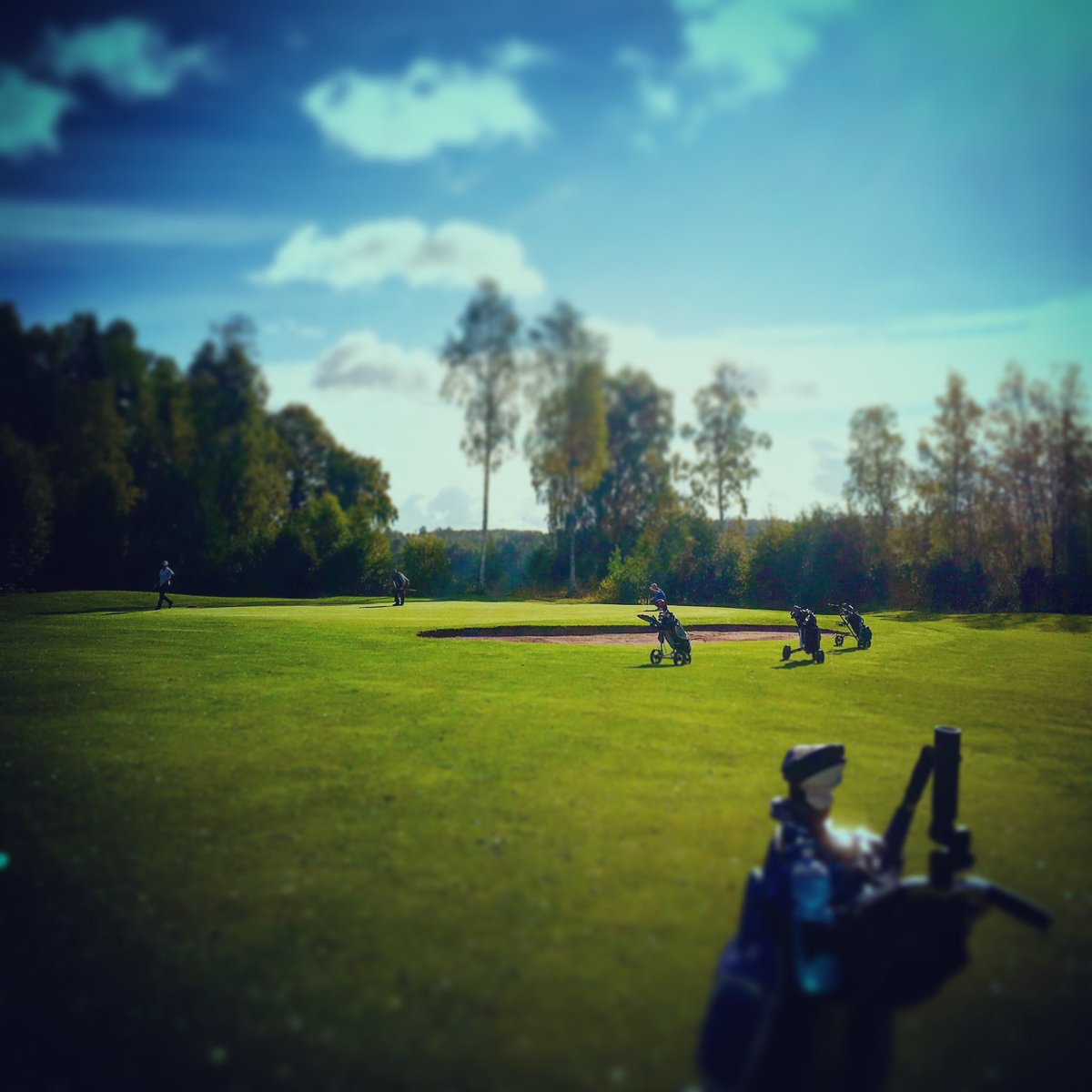 Green on thirteenth #gagnefgolfbana