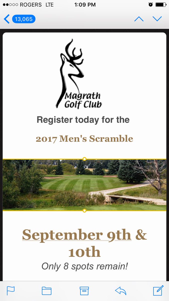 magrathgolf's tweet photo. Space is limited... register your winning team today @magrathgolf https://t.co/Syvc6ALAvK