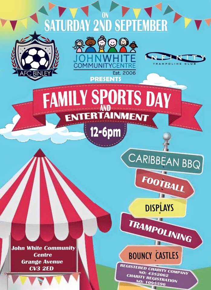 If you are looking for something to do on Saturday come along to <a href="/JWCC_Coventry/">John White Community</a> and join the fun #covhour