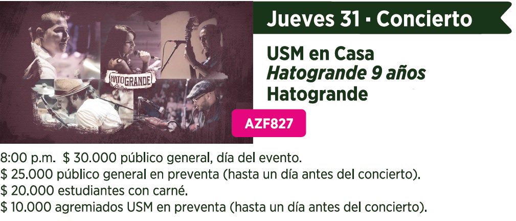 CasaTeatroEP's tweet photo. @HATOGRANDE en un nuevo concierto #USMenCasa @USMColombia
¡Aquí suenan nuestras músicas! https://t.co/89ICSM94oX