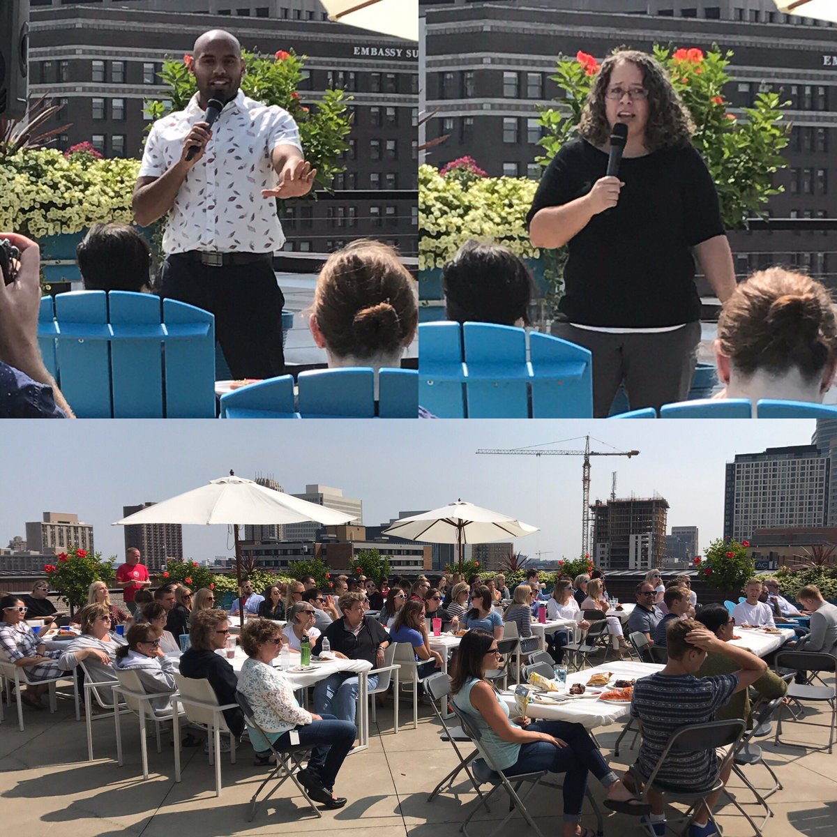 collemcvoy's tweet photo. Thx @BryanLansing of @UnitedWayTC &amp; Stefanie of @oneheartland for sharing your stories during the #CMGiveTogether. https://t.co/lNwjMGP1Wj