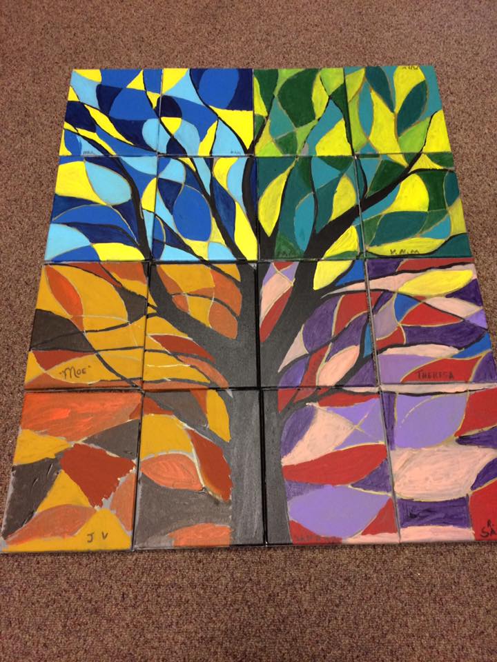 Amazing art created by the clients at the Fort Mill center!