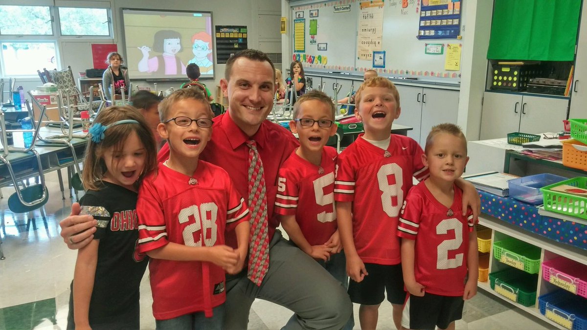 Mrs. Wilhelm's students are excited for football season!