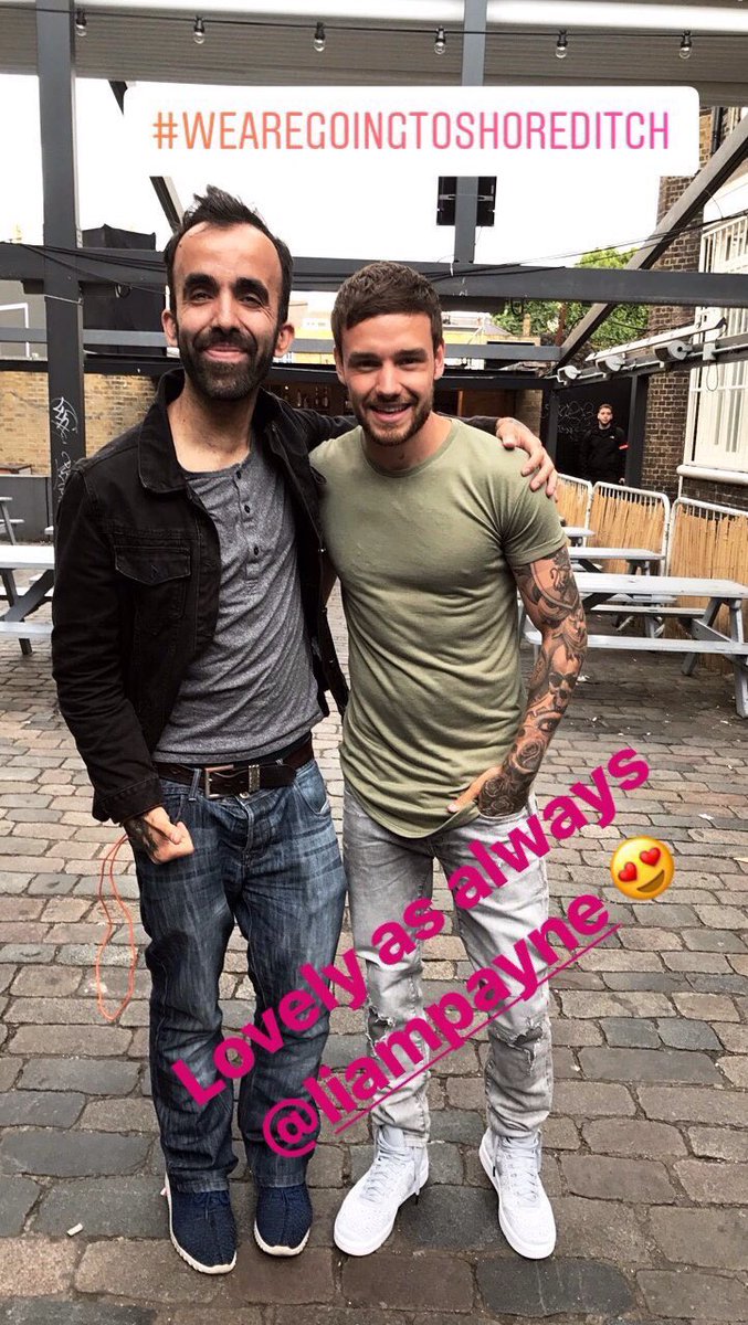 lasgrowns's tweet image. Liam con @MiguelPayne_ hoy en Londres!