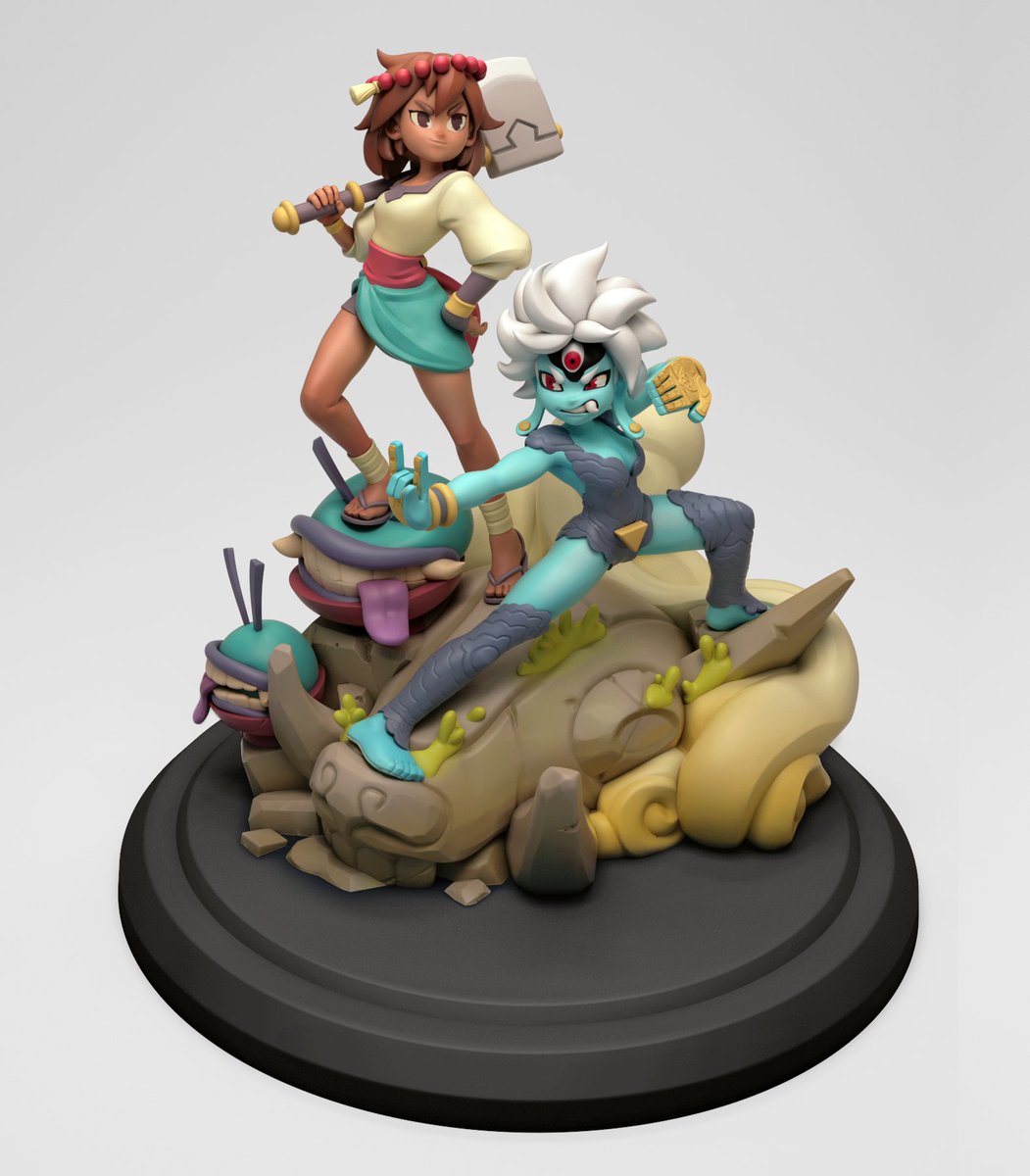 Behold: the final render of the #IndivisibleRPG statue! Updated the blog post with more! Thanks again to @STRIKDERP! indivisiblegame.com/2017/08/18/ajn…