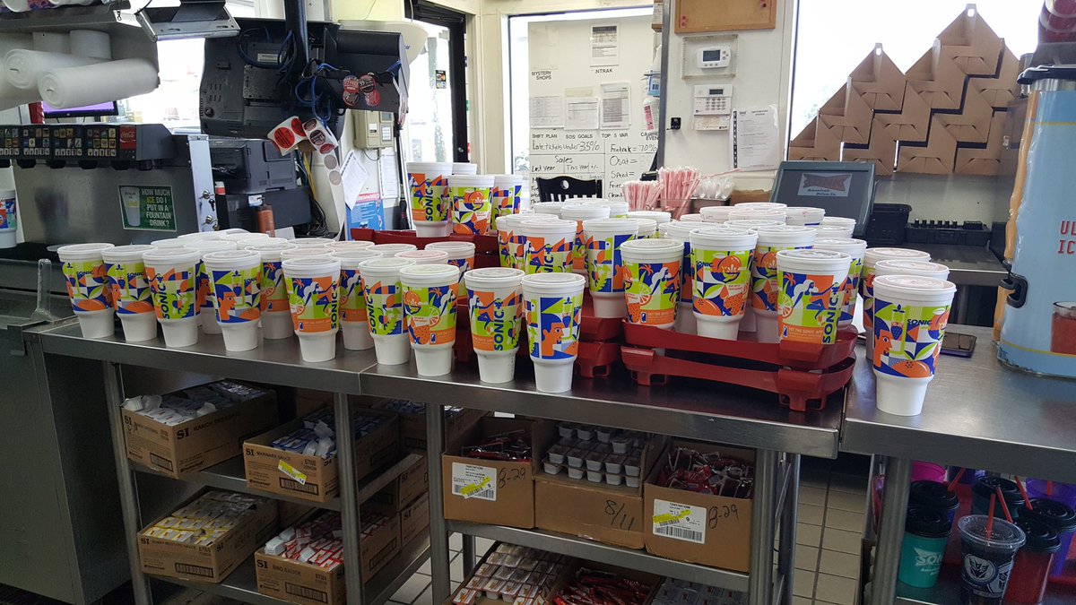 TweetTimBoSlice's tweet image. #sriokc This is how we sonic on 29th and Shields.  56 Rt. 44 drinks for the teachers at Cesar Chavez Elementary!!