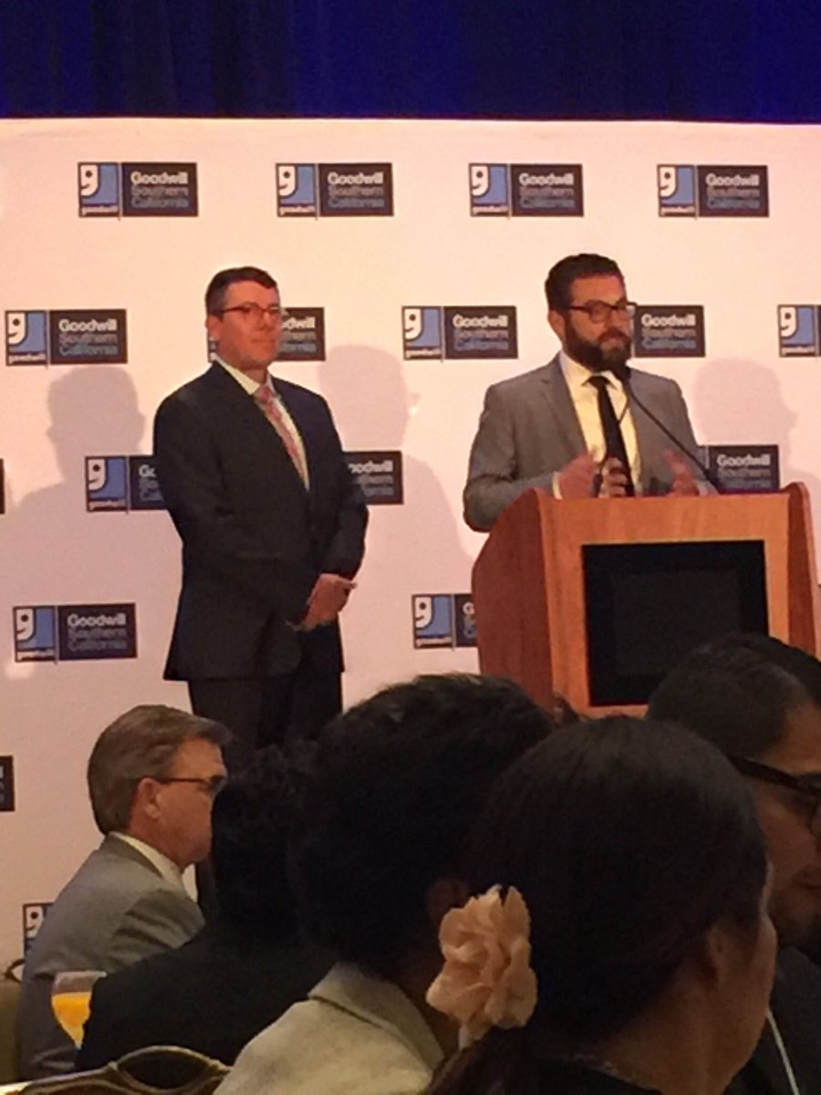 CaliforniaDOR's tweet photo. "Transforming lives through the power of work." Thank you @GoodwillIntl for hosting a fantastic event this morning! https://t.co/jYLEh8cMJd