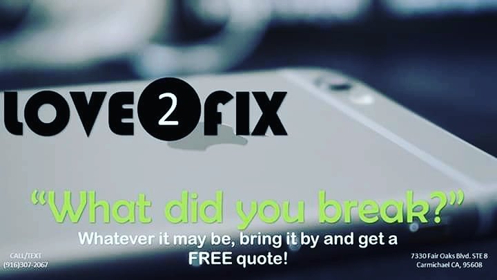 Love2fix916's tweet image. What #broken #devices do you have laying around? Bring them by #Love2Fix and let us #repair them for you!