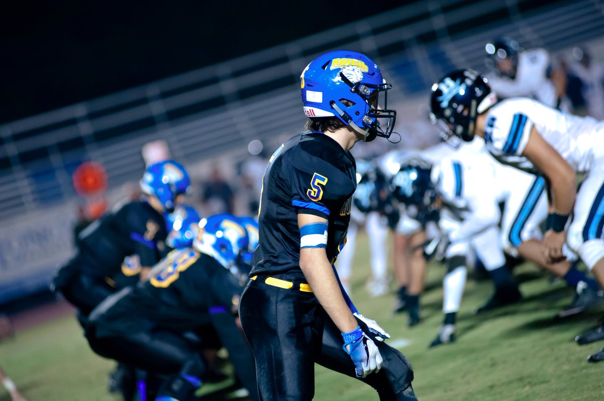 Tomorrow night. #RoyalsFootball. #BlackOut⚫️

📷: Wendy Hicks Photography