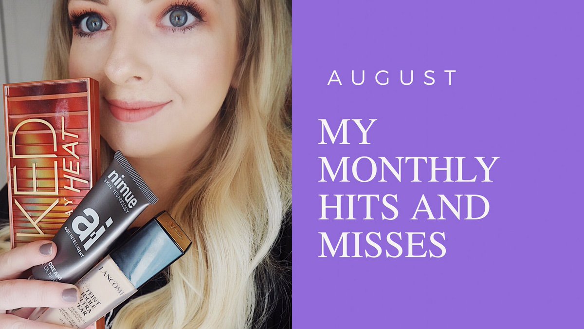 New YouTube video!! August hits and misses ❤️ youtu.be/j11L0dPJywM