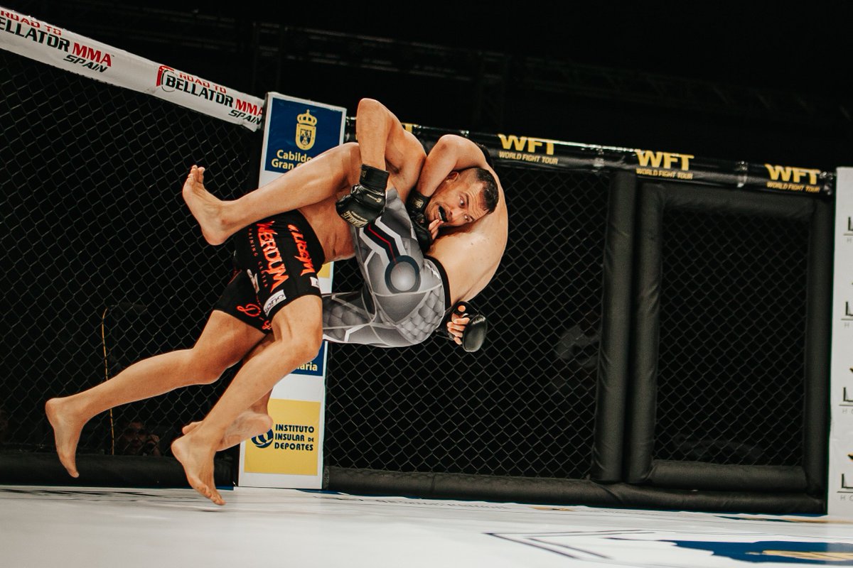 WFTOficial's tweet photo. #undercard #WFT7 #Road2Bellator #MMA "En el aire"
Fotografía: Belfi Aguilar https://t.co/26w0RcxVN9