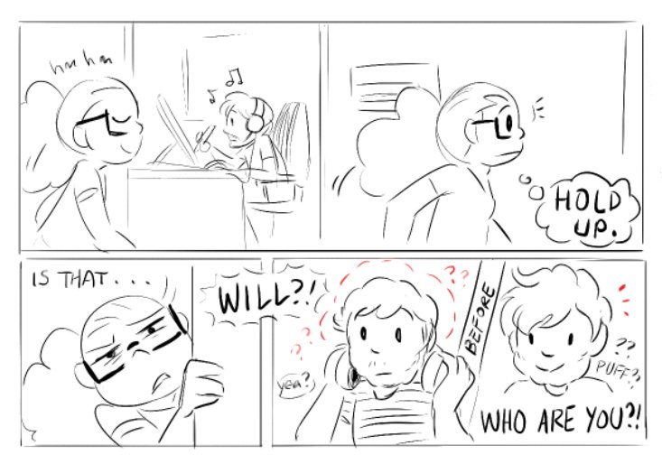 When your director gets a haircut and you don't know who he is anymore 