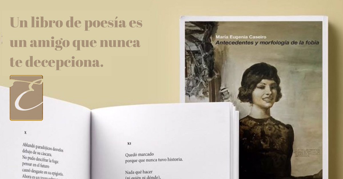 ExodusEdiciones's tweet photo. «Antecedentes y morfología de la fobia» de María Eugenia Caseiro @buhowriter #poesía #libros #AlgoParaLeer https://t.co/APDIUmN9Bn