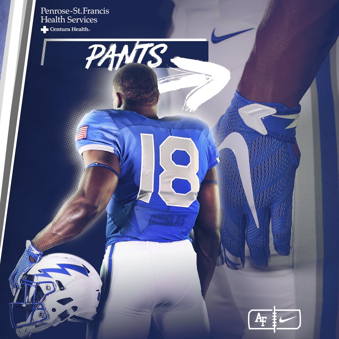 AF_Football's tweet photo. Our Week 1 uniforms will be traditional this weekend vs VMI. Game ready for Saturday. #BeatVMI #LetsFly https://t.co/L3ALIe8r42