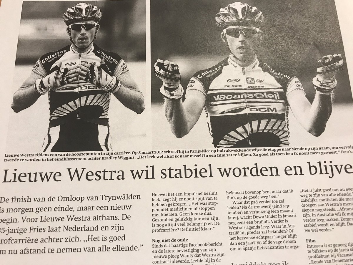 Lieuwe Westra neemt zaterdag in de <a href="/omlooptrynwaldn/">Omloop Trynwâlden</a> (voorlopig) afscheid van het wielerpeloton. <a href="/DaanRieken/">Daan Rieken</a> blikte namens ons vooruit (1/2).