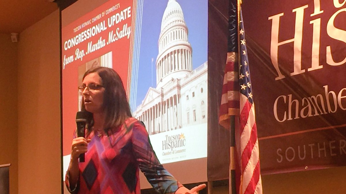 LauraCiscomani1's tweet photo. .@RepMcSally talking trade, infrastructure & transportation for Southern Arizona @THispanicChmbr #CongressionalUpdate #THCC https://t.co/Ix6gUexD3Z