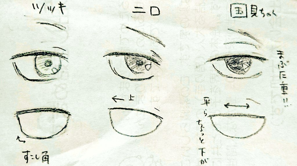早朝
子供のプリントの裏らくがき

長身の人ってキャップ合わせにくいと思うんだけど二口は似合うと思うなーって
もう一枚は何となく目の描き分けのイメージ 