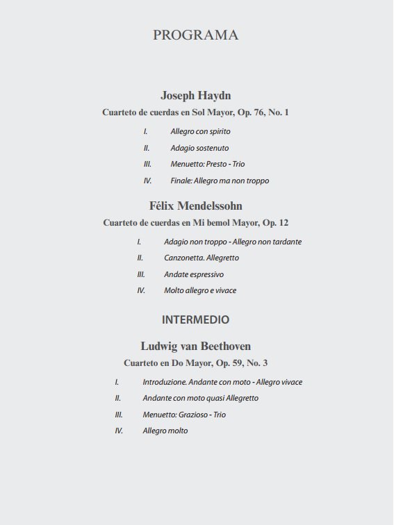 beethovenorg's tweet photo. Les recordamos que aún quedan adhesiones disponibles para el concierto de #AmericanStringQuartet el 5 de sept en @tmlascondes un imperdible! https://t.co/vlV37cTv5A
