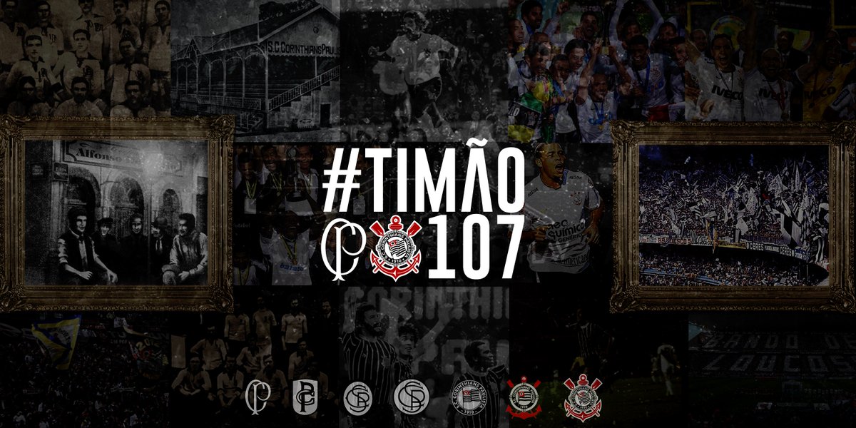Corinthians's tweet photo. 1º de setembro! Feliz aniversário, Corinthians! Feliz aniversário, Fiel!

#Timão107 https://t.co/rj1RKtxMwh