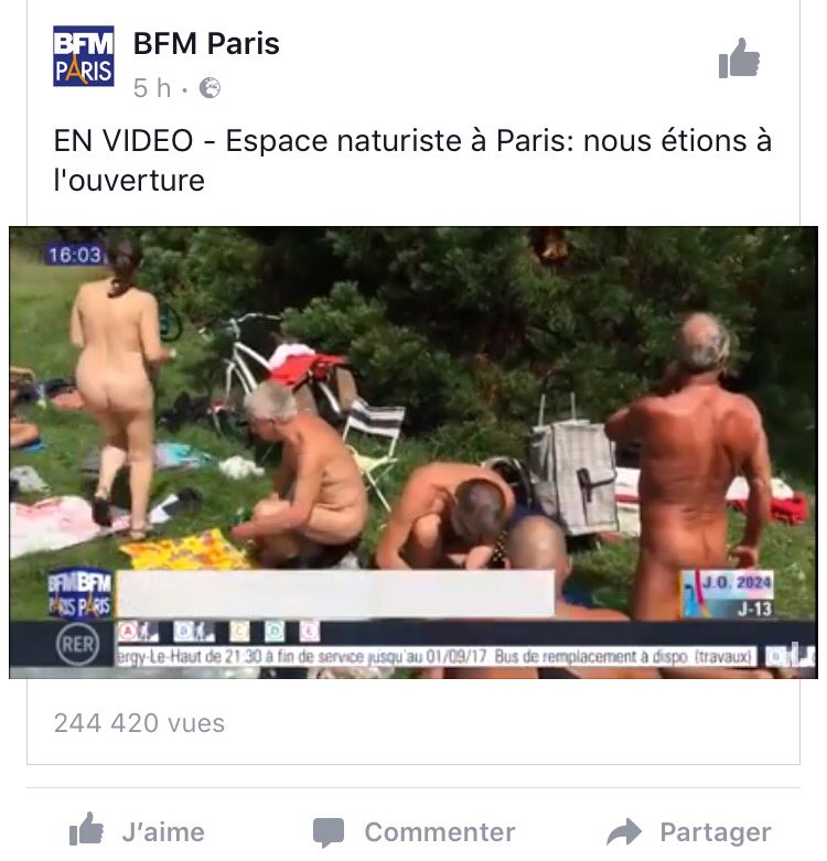 BeaulieuBap's tweet photo. Reportage sur l'ouverture d'un camp naturiste près de Paris.
Des Kilomètres de commentaires outrés de bigots en tout genre.
Et Maryvonne👌🏻 https://t.co/CkgrkNdUnx