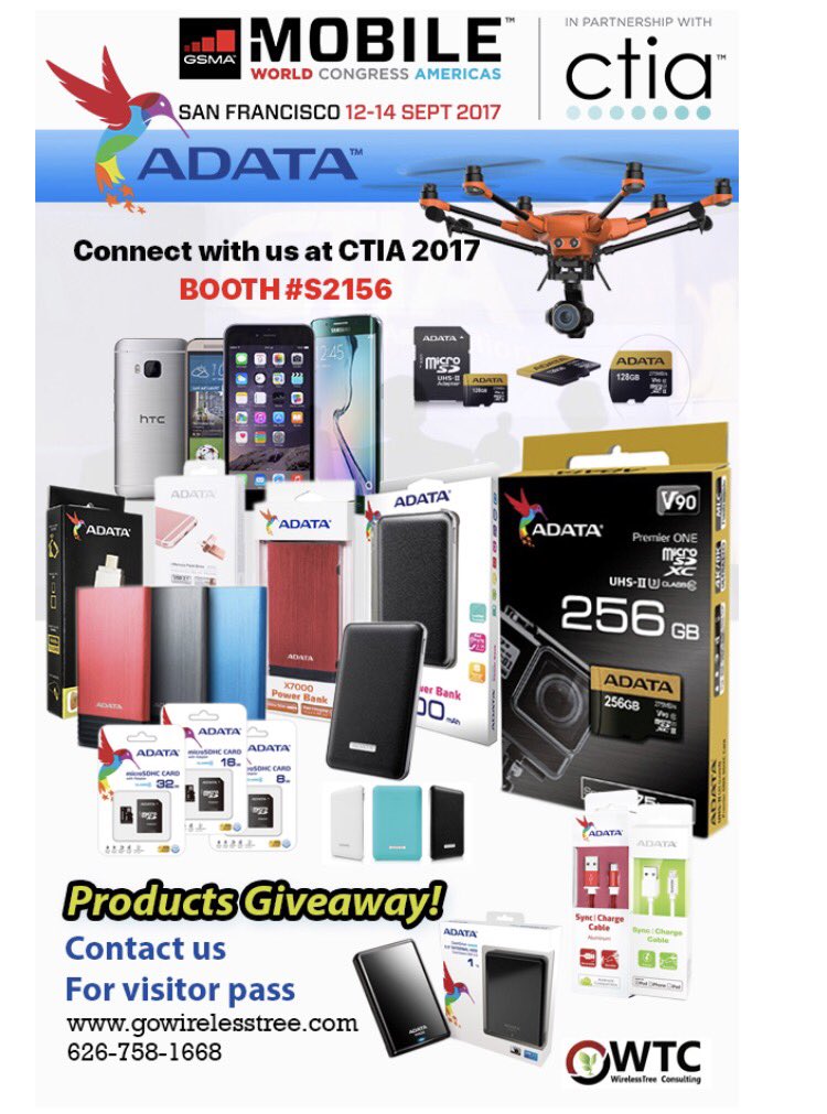 DBoostTree's tweet image. ADATAWirelessTree partnership invites u to join us at the MWC Sept 12-14 in SF. Followers will get free Admission $300 value! Limited avail.