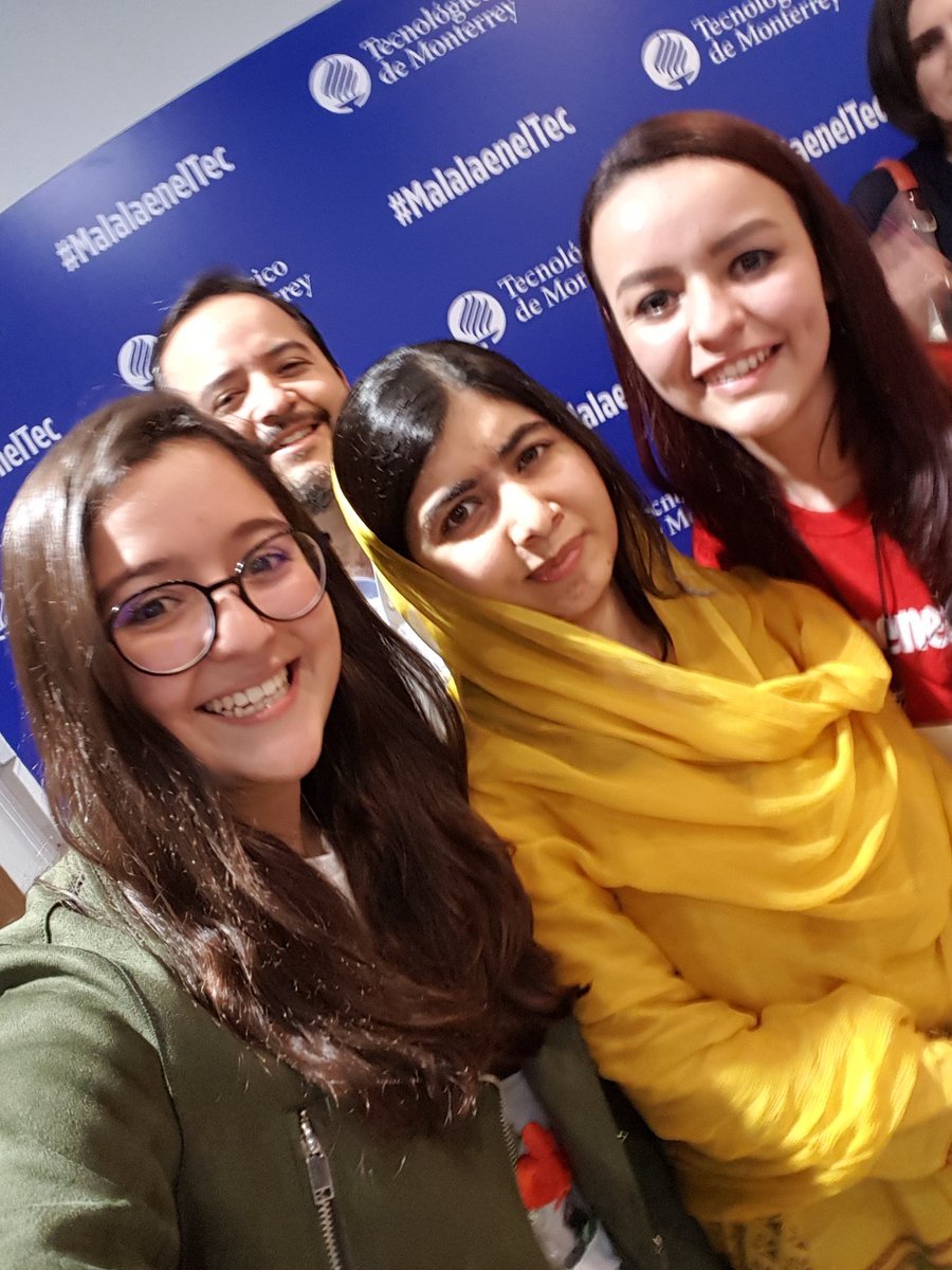 AlejandroPoire's tweet photo. #MalalaenelTec #HayotroMéxicoencurso ¡estuvo increíble! #selfiecon @Malala https://t.co/z9kkZgL1A1