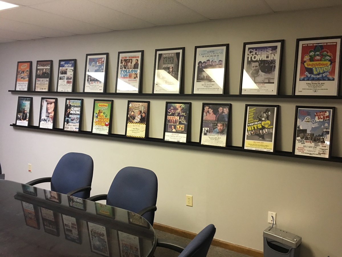 OMICoating's tweet photo. It was great working with @WayFMHuntsville to shelve their concert posters! #Huntsvillepowdercoating #christianradio https://t.co/Pe90Qqy1Lp