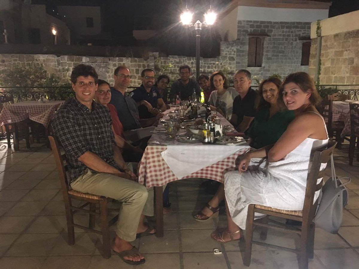 Ritsa_Klontza's tweet photo. Dinner in the old town of Rodos with friends from #CEST2017! https://t.co/MvMyFQNEGc