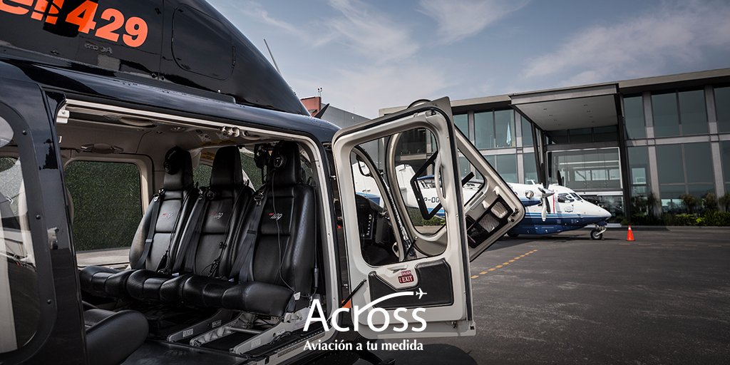 Fly_Across's tweet photo. Nuestros helicópteros son ideales para tus viajes cortos. Conoce nuestro Bell 429 en https://t.co/mpGUXGai9b #FlyAcross #AviaciónATuMedida https://t.co/jHq8ipgbal