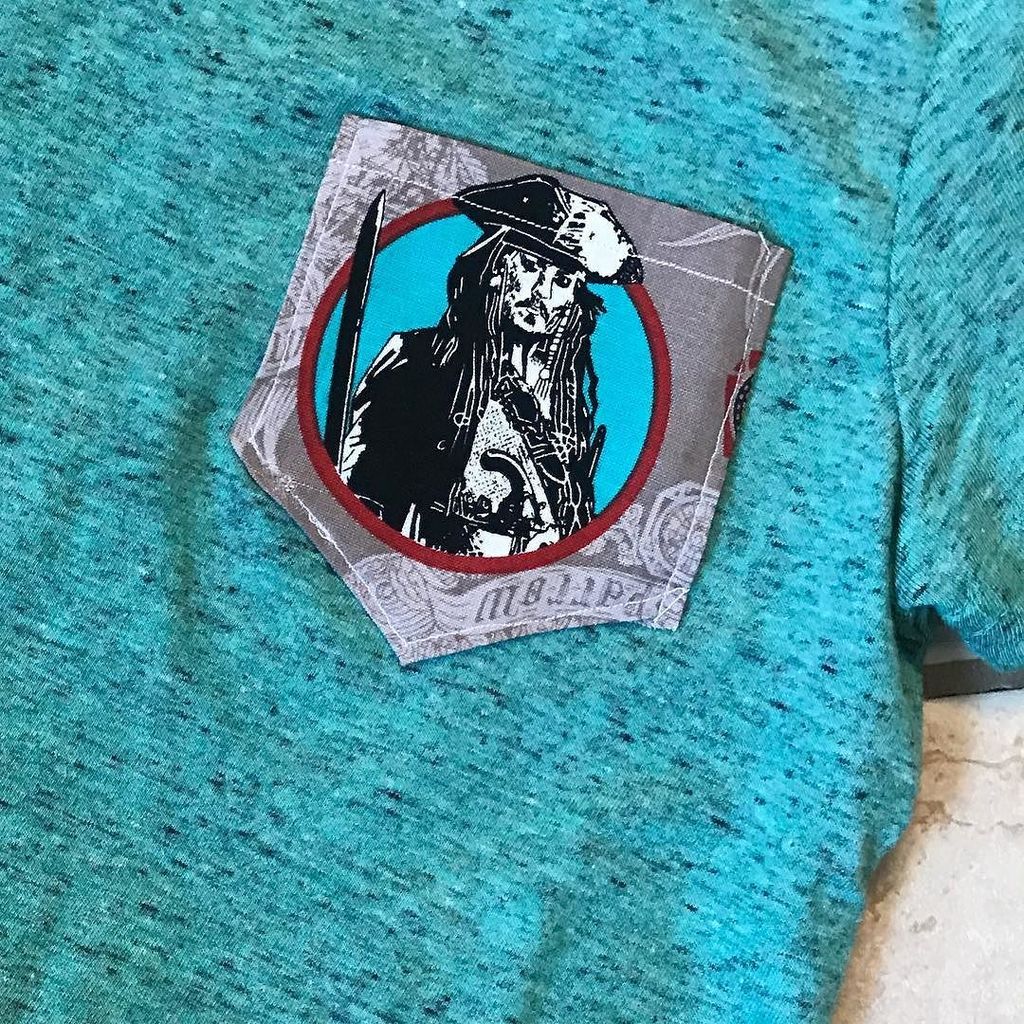 StudioTen16's tweet photo. Sewed my little pirate a shirt pocket! https://t.co/ZYNWdmYADR