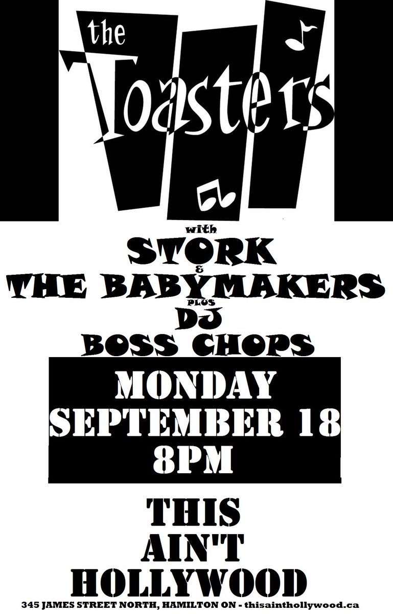 thesainttweets's tweet photo. #HamOntMusic 
#torontomusic
#ska 
#pychobilly
#johnnycash
#indie 
#livemusic https://t.co/fJibWchL3o