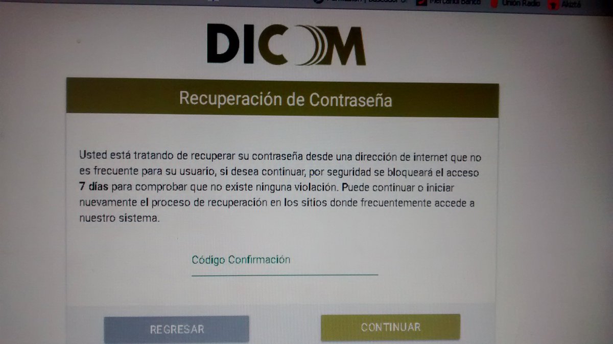 rafaanva's tweet photo. @DICOM BUENAS TARDES NECESITO AYUDA el # de tel que coloque esta malo quiero cambiarlo y no puedo EL CODIGO NUNCA LO RECIBO https://t.co/ppsudYpqss