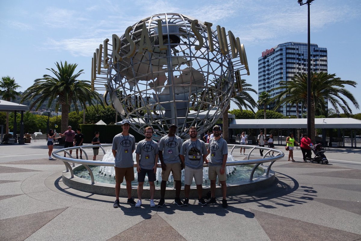 WMUFBVIDEO's tweet photo. Day 2 in California at Universal studios #LetsRide https://t.co/qX90nE86yT