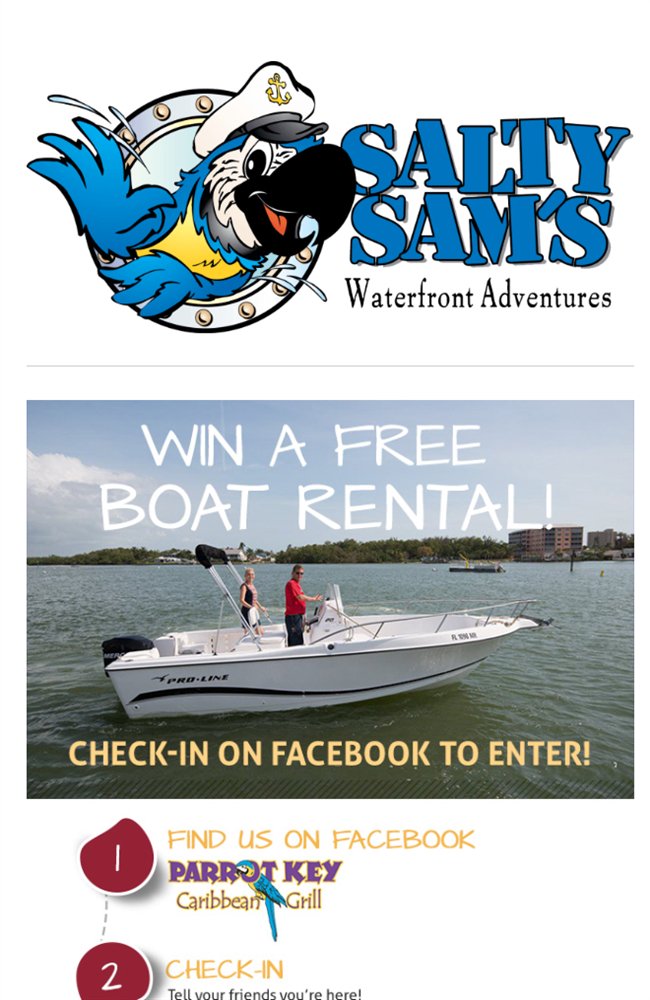 ParrotKeyGrill's tweet photo. Your Best Labor Day Weekend is at Salty Sam's! https://t.co/7MjZHmwmjO https://t.co/qMp2ZoDL5j